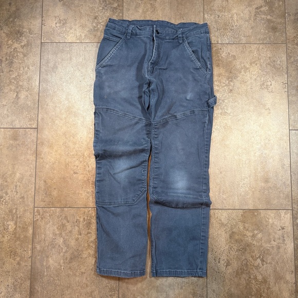 Caterpillar Other - CAT Double Knee Navy Blue Carpenter Workwear Straight Leg Cargo Pants